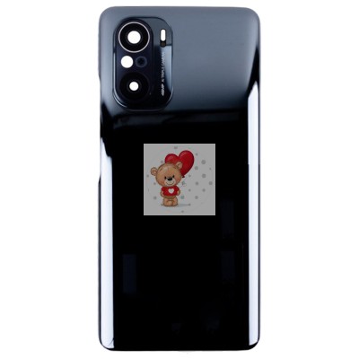 Задняя крышка для Xiaomi Poco F3 Черный - Премиум Задняя крышка для Xiaomi Poco F3 Черный - Премиум