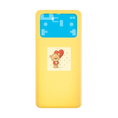Задняя крышка для Xiaomi Poco M4 Pro 4G Желтый - OR