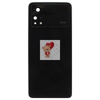 Задняя крышка для Xiaomi Poco X4 Pro 5G Черный - Премиум