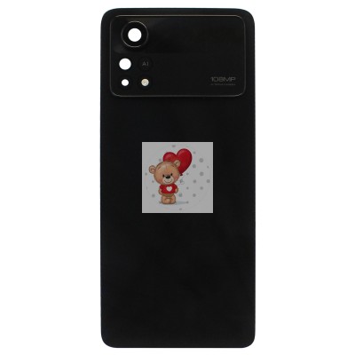 Задняя крышка для Xiaomi Poco X4 Pro 5G Черный - OR Задняя крышка для Xiaomi Poco X4 Pro 5G Черный - OR