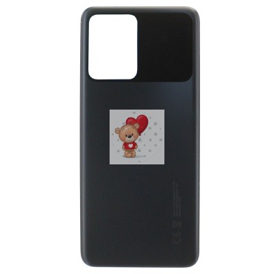 Задняя крышка для Xiaomi Poco X5 5G Черный - Премиум Задняя крышка для Xiaomi Poco X5 5G Черный - Премиум