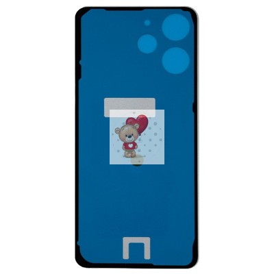 Задняя крышка для Xiaomi Redmi 12 4G Серебро