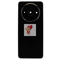 Задняя крышка для Xiaomi Poco C61 Черный - Премиум Задняя крышка для Xiaomi Poco C61 Черный - Премиум