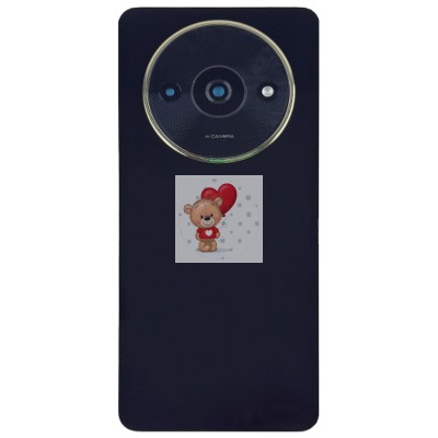 Задняя крышка для Xiaomi Redmi A3x Черный - Премиум