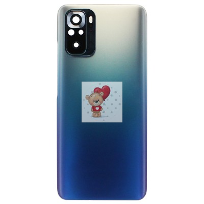 Задняя крышка для Xiaomi Redmi Note 10S Голубой - Премиум