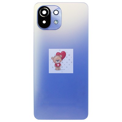 Задняя крышка для Xiaomi Redmi Note 11 Голубой - Премиум