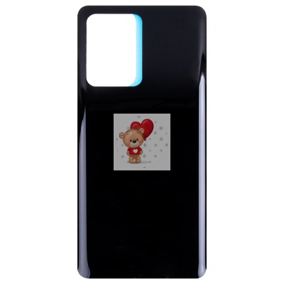 Задняя крышка для Xiaomi Redmi Note 12 Pro+ (черная)