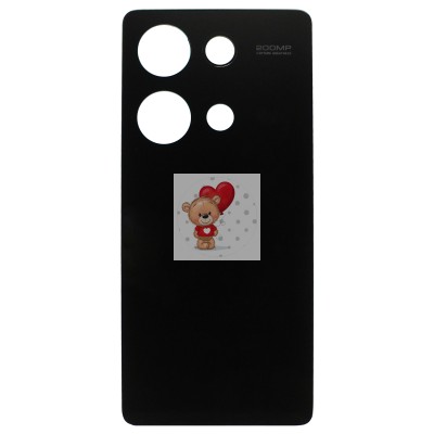Задняя крышка для Xiaomi Redmi Note 13 Pro 4G Черный - Премиум