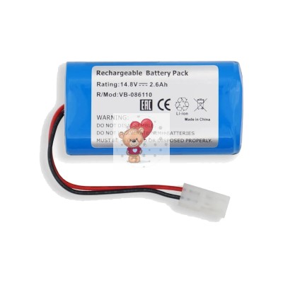 Аккумуляторная батарея H18650CH-4S1P 5500-2P разъем 14.8V 2600 mAh (для робота-пылесоса)