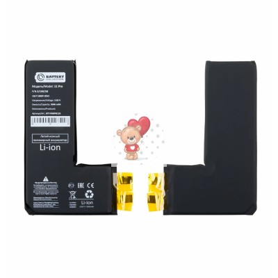 Ячейка (банка) Аккумулятора для Apple iPhone 11 Pro - усиленная 3410 mAh - Battery Collection (Премиум)