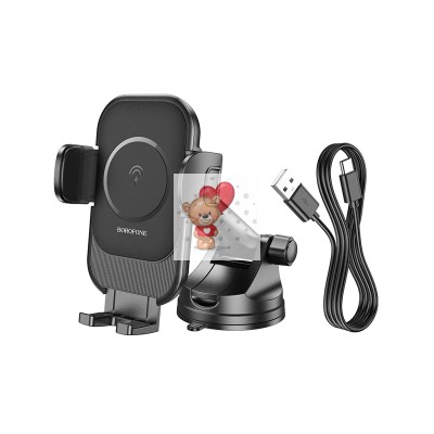 Авто держатель Borofone BH203 (MagSafe 15W, на приборную панель) Черный Авто держатель Borofone BH203 (MagSafe 15W, на приборную панель) Черный