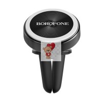Авто держатель Borofone BH6 (магнитный, в дефлектор) Черный
