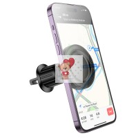 Авто держатель Hoco H56 (магнитный, в дефлектор) Черный