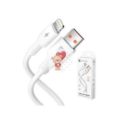 Кабель USB - Lightning BC X81 Soft (PD) Белый