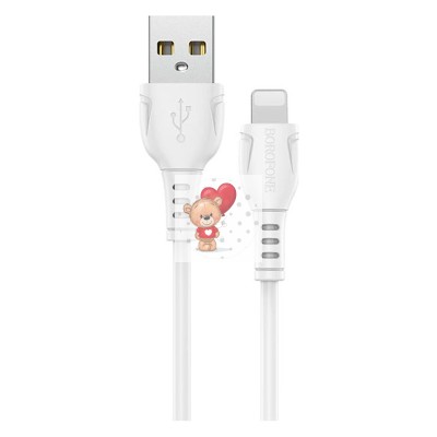 Кабель USB - Lightning Borofone BX51 (2.4A) Белый Кабель USB - Lightning Borofone BX51 (2.4A) Белый