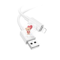 Кабель USB - Lightning Hoco X107 (2.4А) Белый