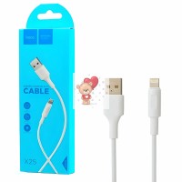 Кабель USB - Lightning Hoco X25 (2А) Белый Кабель USB - Lightning Hoco X25 (2А) Белый