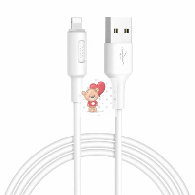 Кабель USB - Lightning Hoco X25 (2А) Белый Кабель USB - Lightning Hoco X25 (2А) Белый