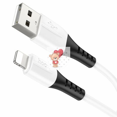 Кабель USB - Lightning Hoco X82 (2.4А, оплетка силикон, термостойкий) Белый Кабель USB - Lightning Hoco X82 (2.4А, оплетка силикон, термостойкий) Белый