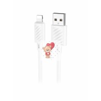 Кабель USB - Lightning Hoco X88 (2.4А, 2 м) Белый Кабель USB - Lightning Hoco X88 (2.4А, 2 м) Белый