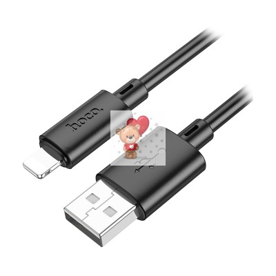 Кабель USB - Lightning Hoco X88 (2.4А) Черный Кабель USB - Lightning Hoco X88 (2.4А) Черный