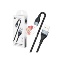 Кабель USB - MicroUSB BC X57 (5A, оплетка ткань) Черный Кабель USB - MicroUSB BC X57 (5A, оплетка ткань) Черный