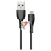 Кабель USB - MicroUSB Borofone BX51 (2.4A) Черный Кабель USB - MicroUSB Borofone BX51 (2.4A) Черный