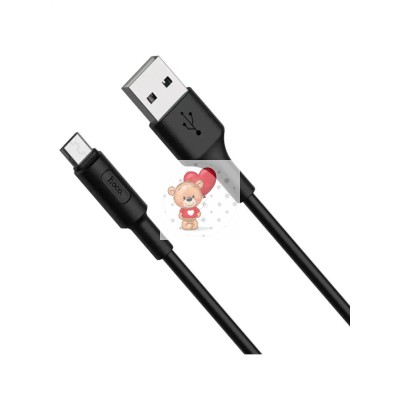 Кабель USB - MicroUSB Hoco X25 (2A) Черный Кабель USB - MicroUSB Hoco X25 (2A) Черный