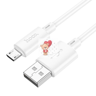 Кабель USB - MicroUSB Hoco X88 (2.4A) Белый Кабель USB - MicroUSB Hoco X88 (2.4A) Белый