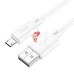 Кабель USB - MicroUSB Hoco X88 (2.4A) Белый Кабель USB - MicroUSB Hoco X88 (2.4A) Белый