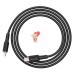 Кабель Type-C - Lightning Acefast C2-01 (3A, 30W, PD, MFI, оплетка силикон, 1,2 м) Черный
