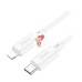 Кабель Type-C - Lightning Hoco X88 (3A, 20W, PD) Белый Кабель Type-C - Lightning Hoco X88 (3A, 20W, PD) Белый