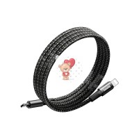 Кабель Type-C - Lightning Remax C02-CL (30W, PD, оплетка нейлон, магнитное крепление, 1,2 м) Черный Кабель Type-C - Lightning Remax C02-CL (30W, PD, оплетка нейлон, магнитное крепление, 1,2 м) Черный