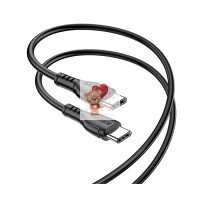 Кабель Type-C - Type-C Borofone BX51 (5A, 60W, PD) Черный Кабель Type-C - Type-C Borofone BX51 (5A, 60W, PD) Черный