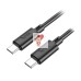 Кабель Type-C - Type-C Hoco X88 (5A, 60W) Черный Кабель Type-C - Type-C Hoco X88 (5A, 60W) Черный