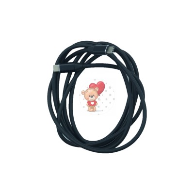 Кабель Type-C - Type-C Thunderbolt 3 (100W, PD, 2 м) (тех.упак.) Черный