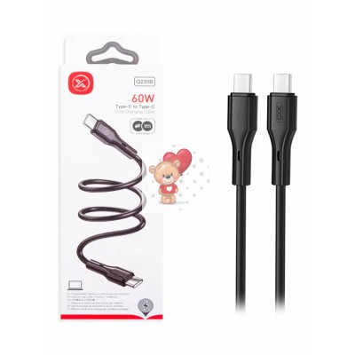 Кабель Type-C - Type-C XO NB-Q231B (60W) Черный
