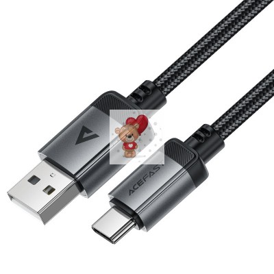 Кабель USB - Type-C Acefast C20-04 (3A, оплетка нейлон, 1,2 м) Черный Кабель USB - Type-C Acefast C20-04 (3A, оплетка нейлон, 1,2 м) Черный