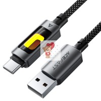 Кабель USB - Type-C Acefast C21-04 (3A, оплетка нейлон, 1,2 м) Черный Кабель USB - Type-C Acefast C21-04 (3A, оплетка нейлон, 1,2 м) Черный