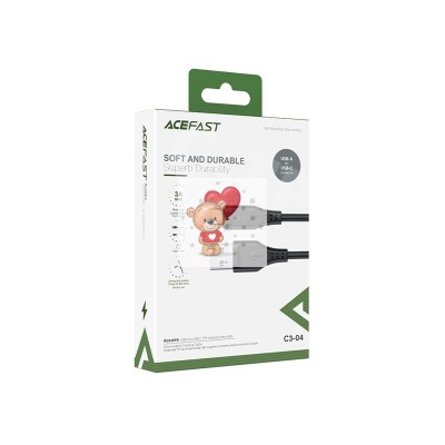Кабель USB - Type-C Acefast C3-04 (3A, 1,2 м) Черный