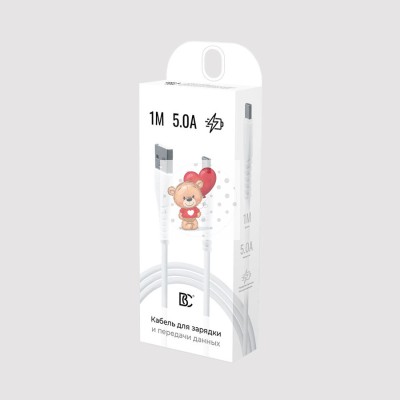 Кабель USB - Type-C BC (5A) Белый