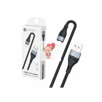 Кабель USB - Type-C BC X57 (5A, оплетка ткань) Черный Кабель USB - Type-C BC X57 (5A, оплетка ткань) Черный