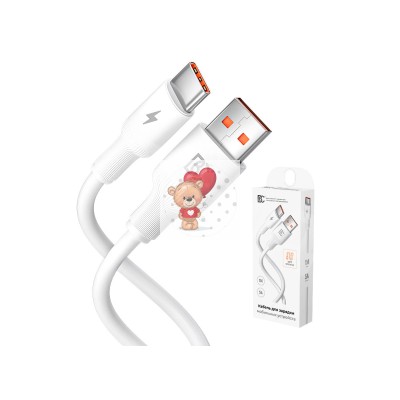 Кабель USB - Type-C BC X81 Soft (PD) Белый