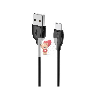 Кабель USB - Type-C Borofone BX19 (3A) Черный