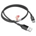 Кабель USB - Type-C Borofone BX54 (2.4A, оплетка нейлон) Черный Кабель USB - Type-C Borofone BX54 (2.4A, оплетка нейлон) Черный