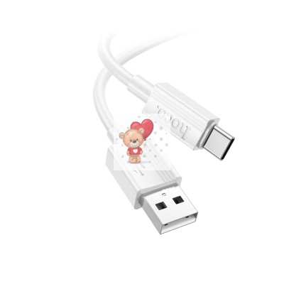 Кабель USB - Type-C Hoco X107 (3A) Белый