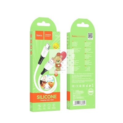 Кабель USB - Type-C Hoco X82 (3A, силикон, термостойкий) Белый Кабель USB - Type-C Hoco X82 (3A, силикон, термостойкий) Белый