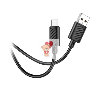 Кабель USB - Type-C Hoco X88 (3A) Черный Кабель USB - Type-C Hoco X88 (3A) Черный