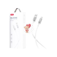 Кабель USB - Type-C XO NB251 (6A, силикон) Белый Кабель USB - Type-C XO NB251 (6A, силикон) Белый