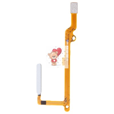 Шлейф для Huawei Honor 90 Lite сканер отпечатка пальцев Серебро